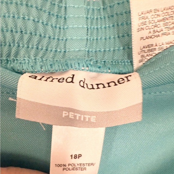 Alfred Dunner Turquoise Dress Pants size 18P - Picture 3 of 3
